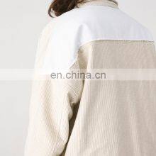 2021 New Wholesale Customized Logo Men Stand Collar Cotton Polyester Sport Jacket thumbnail-2