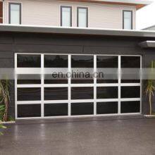 Remote Control Electric Sliding 16x8 Tempered Glass Garage Doors thumbnail-3