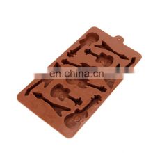 Silicone Guitar Chocolate Mold, Guitar Candy Mold Trays, Not Sticky Cake Decoration Mold