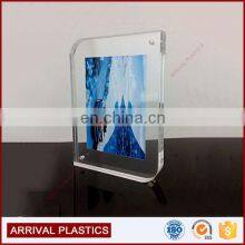 Customized Size Desktop Photo Display Slanted Clear Acrylic Photo Frame thumbnail-4