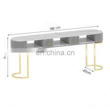 Modern Light Luxury Salon Furniture Practical Manicure Nail Table