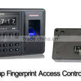 HSY-F802 Fingerprint Access Control Recording of Working Hours Tcp/ip Rfid Card Time and Attendance With Control Door Opening thumbnail-2