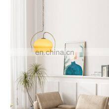Kitchen White Glass Ball Chandelier Lamp Restaurant Indoor Decorative Nordic Modern Hand Blown Glass Pendant Light thumbnail-2