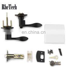 Oil Rubbed Bronze Finish Entry Classic Series Entrance Lever Door Handle Lock With Two Keys Lever Lock thumbnail-3