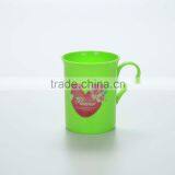 Reusable Cartoon Plastic Cups --Green thumbnail-1