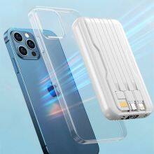 Amazon Best Sellers Magnetic Power Bank Purple With Wireless Charger Power Banks Safe Packs For Mobile Phone thumbnail-4