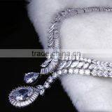 New Luxury Statement Design Cubic Zirconia African Style Big Fashion Jewelry Set thumbnail-3