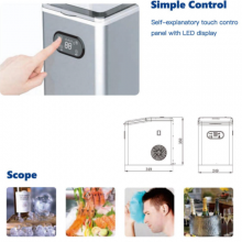 Ice Maker -- 24pcs Cube Shape, Stainless Steel Body, Capacity: 20-25kg/24h, Fast Ice Making, Self-cleaning thumbnail-3