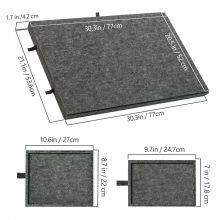 Light/Dark Grey Felt Tilting Puzzle Boards With Six Drawers and OEM LOGO Print thumbnail-1