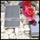 Solar Mobile Battery Power 6000mAh Two Outputs Mobile Phone Charging thumbnail-1