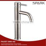 304 stainless steel bathroom and kitchen brushed nickel faucet 304A-102