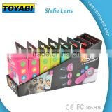 Multicolor camera lens Fish Eye Lens Wide Angle Lens Micro Lens 3 in1 Easy Use Camera Lens Kits Special for smartphone