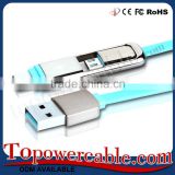 Supply Best Quality Reversible Design 2 in1 USB Type C Cable 2 amp