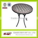 Various New Design Metal Mosaic Table Plenty Colors of Garden Mosaic Metal Furniture thumbnail-2