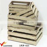Rustic Distressed Wooden Apple Crates Wholesale