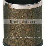 Leather Waste Bin(A-088) thumbnail-1