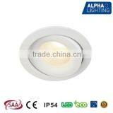 IP Rated Adjustable 13W Dimmable Citizen COB LED Round Downlight thumbnail-1