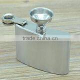 4oz Stainless Steel Liquor Wine Flask With Hinged Screw-On Cap DHL Freeshipping thumbnail-3