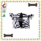 Dog Hat Warm Zebra Pattern Pet Hat thumbnail-2