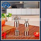 Professional Pepper Mill Adjustable Manual Stainless Steel Salt and Pepper Grinder thumbnail-1