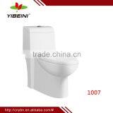 1007 Bathroom Sanitary Ware Ceramic Siphonic One Piece Toilet Seat thumbnail-1