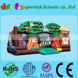 Safari Inflatable Kids Jumpers Obstacle Course