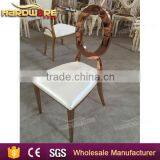 Metal Frame Circle Back Banquet Chairs for Hotel Dining Room thumbnail-2
