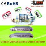 MPEG-2 /MPEG-4 Encoder & Modulator Built-in DVB-S, DVB-S2 Quality Choice
