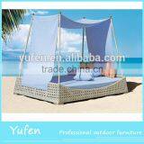 New Style Round Rattan Outdoor Bed Outdoor Swing thumbnail-1