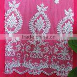 Handmade Lace Beaded Lace Fabric