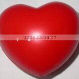 Cheap PU Promotional Heart Anti Stress Ball Toys/free Sample Heart Stress Ball