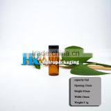5ml Brown Amber Empty Small glass mini bottle for oil