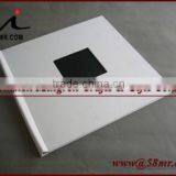 Leather Fabric Cloth Document File Book Folder Clip Holder Cover thumbnail-6