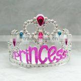 2016 Fashion Metallic Silver Beautiful Princess Plastic Tiara and Crown thumbnail-2