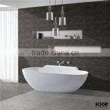 Pure White Dongguan Freestanding Bathtub Acrylic Solid Surface Bath Tubs thumbnail-2