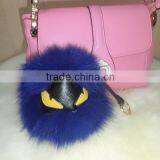 2015 Real Fox Fur Keychain For Bag Accessories Keychain / Fox Fur Ball Keychain thumbnail-2