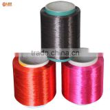 home textiles 100% polyester yarn fdy for knitting and weaving