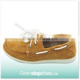 Suede Leather Leisure Women Boat Shoes
