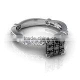 Round Brilliant Cut Designer Wedding Rings Low Price Indian Manufacturer thumbnail-1