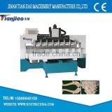 multi head 4 axis rotary cnc router for timber logs sofa legs