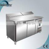 2 Doors Stainless Steel Pizza Preparation Counter thumbnail-1