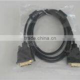 1.5m DVI 24+1 Stecker - DVI 24+1 Stecker Dual-Link Cable Ferrit Gold Kabel