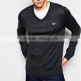 High Quality Wool Acrylic Autumn Pullover Men, Men Fashion v Neck Sweater Pullover Wholesale thumbnail-3