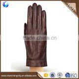 2016 New Design Sheepskin Leather Men Gloves for Touch Screen thumbnail-1