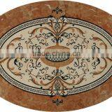 Custom Make Natural Waterjet Map Design Marble Pattern thumbnail-4