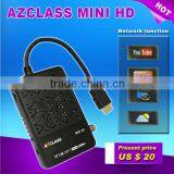 Large Stock Product Azclass Mini hd IKS Mini HD Satelite Receiver /decoders Support Nagra 3 thumbnail-1