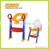 Plastic Comfortable Folding Child Baby Toilet Seat , Children Pedestal Pan