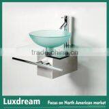 Canada Popular Small Size Glass Vessel Basin Made in China