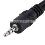 5ft / 1.5m 3.5mm Stereo Male to Dual 6.35mm Mono Male Cable Wire for Computer Mixer Mixing Console thumbnail-3