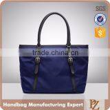 1053a Latest New Designer Water Proof Nylon Fashion Blue Hand Bag for Women